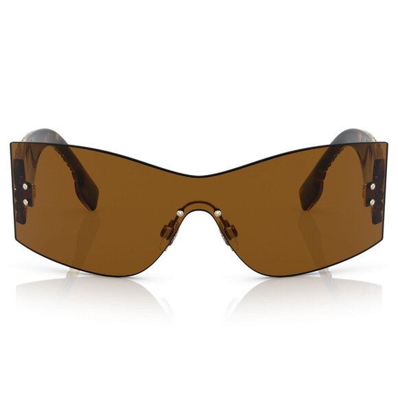 Burberry Sunglasses Bella BE3137 110963 Brown Rimless Shield Sporty NEW - Picture 4 of 15
